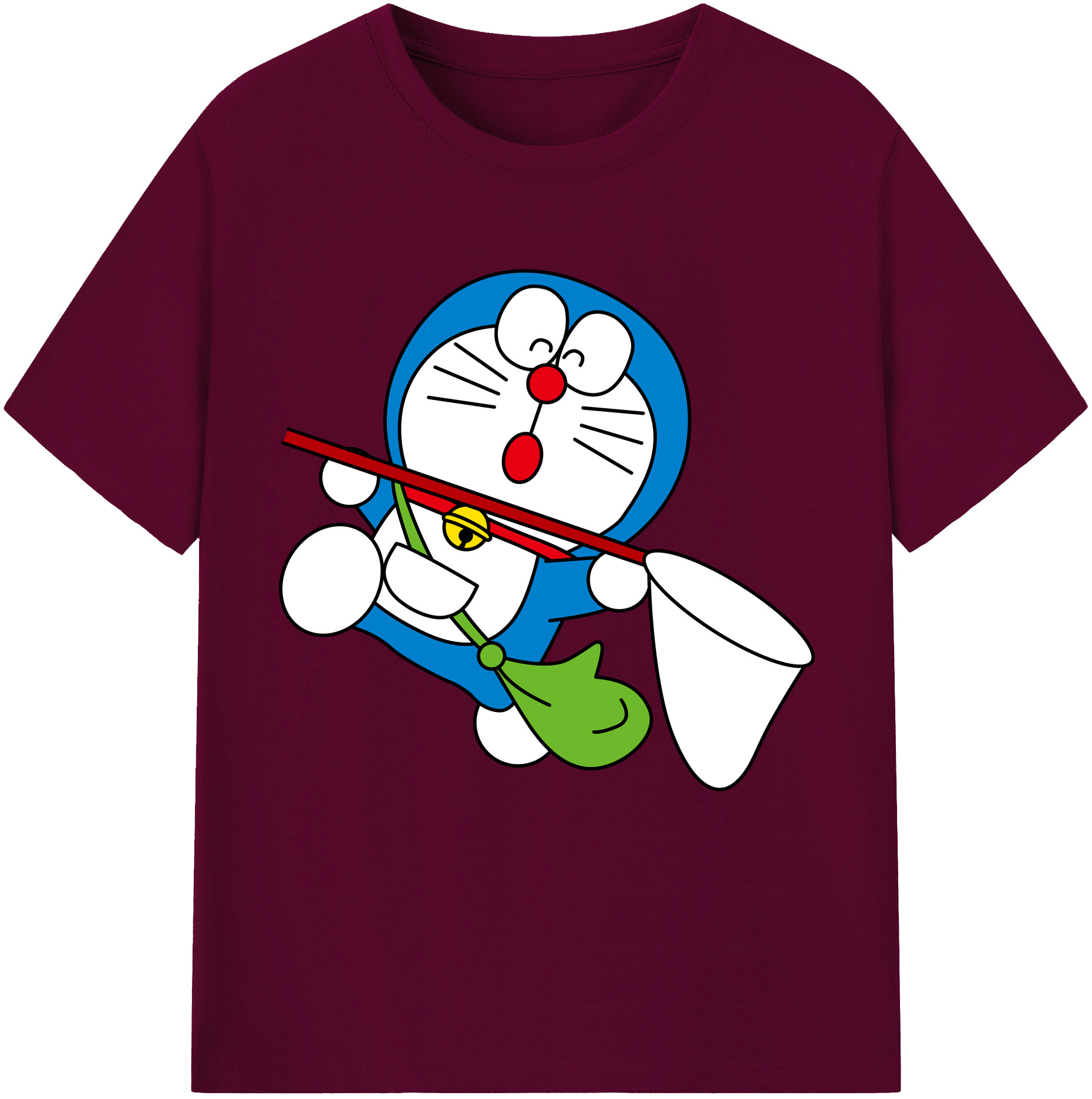 （画像用） ドラえもん Doraemon レディースカジュアルプリントTシャツ（綿100％）